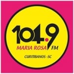 Logo da emissora Rádio Maria Rosa 104.9 FM