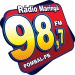 Logo da emissora Rádio Maringá 98.7 FM