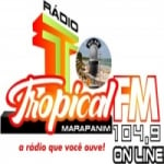 Logo da emissora Rádio Tropical FM