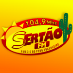 Logo da emissora Rádio Sertão 104.9 FM