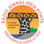 Logo da emissora Rádio Jornal Meia Ponte FM