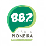 Logo da emissora Rádio Pioneira 88.7 FM