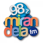 Logo da emissora Rádio Mirandela 98.7 FM