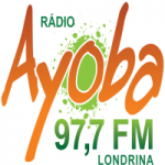 Logo da emissora Rádio Ayoba 97.7 FM