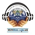 Logo da emissora Rádio Mundial 1180 AM