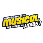 Logo da emissora Rádio Musical 105.1 FM