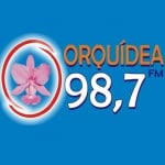 Logo da emissora Rádio Orquídea 98.7 FM