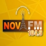 Logo da emissora Rádio Nova 104.9 FM