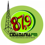 Logo da emissora RÃ¡dio Cidadania 87.9 FM