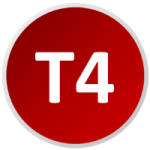 Logo da emissora Rádio T4