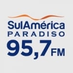 Logo da emissora Rádio Sulamérica Paradiso 95.7 FM
