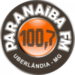 Logo da emissora Rádio Paranaíba 100.7 FM