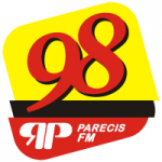 Logo da emissora Rádio Parecis 98.1 FM