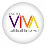 Logo da emissora Rádio Viva 98.5 FM