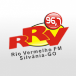 Logo da emissora Rádio Rio Vermelho 96.7 FM