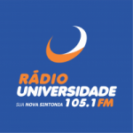 Logo da emissora Rádio Universidade 105.1 FM