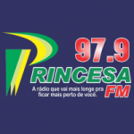 Logo da emissora Rádio Princesa 97.9 FM