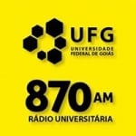 Logo da emissora Rádio Universitária 870 AM