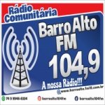 Logo da emissora Rádio Barro Alto 104.9 FM