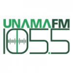 Logo da emissora Rádio Unama 105.5 FM