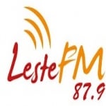 Logo da emissora Rádio Leste 87.9 FM