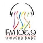 Logo da emissora Rádio Universidade 106.9 FM