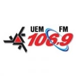 Logo da emissora Rádio Universitária 106.9 FM