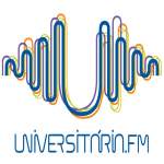 Logo da emissora Rádio Universitária 104.7 FM