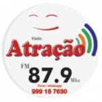 Logo da emissora Rádio Atração 87.9 FM