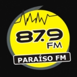 Logo da emissora Rádio Paraíso 87.9 FM