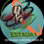 Logo da emissora Rádio Estação X