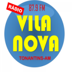 Logo da emissora Rádio Vila Nova FM