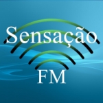 Logo da emissora Rádio Sensação FM