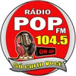 Logo da emissora Rádio Pop 104.5 FM