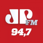 Logo da emissora Rádio Jovempan 94.7 FM