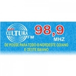 Logo da emissora Rádio Cultura 98.9 FM