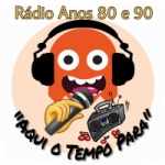 Logo da emissora Rádio Anos 80 e 90