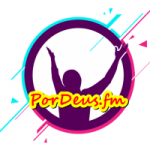 Logo da emissora Rádio Por Deus FM