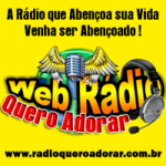 Logo da emissora Rádio Quero Adorar