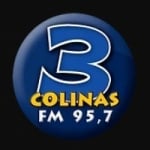 Logo da emissora Rádio 3 Colinas 95.7 FM