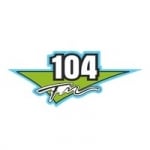 Logo da emissora Rádio 104.1 FM