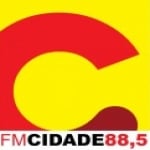 Logo da emissora Rádio Cidade 88.5 FM