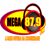 Logo da emissora Rádio Mega 87.9 FM