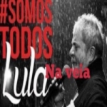 Logo da emissora Rádio Lula na Veia