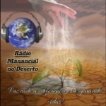 Logo da emissora Rádio Manancial No Deserto