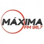 Logo da emissora Rádio Maxima 96.7 FM