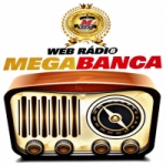 Logo da emissora Rádio Mega Banca