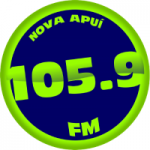 Logo da emissora Rádio Nova Apuí 105.9 FM