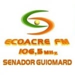 Logo da emissora Rádio Ecoacre 106.5 FM