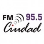Logo da emissora Radio Ciudad 95.5 FM
